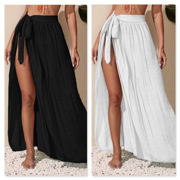 Mint Blue Sarong Skirt - Picture 12 of 12